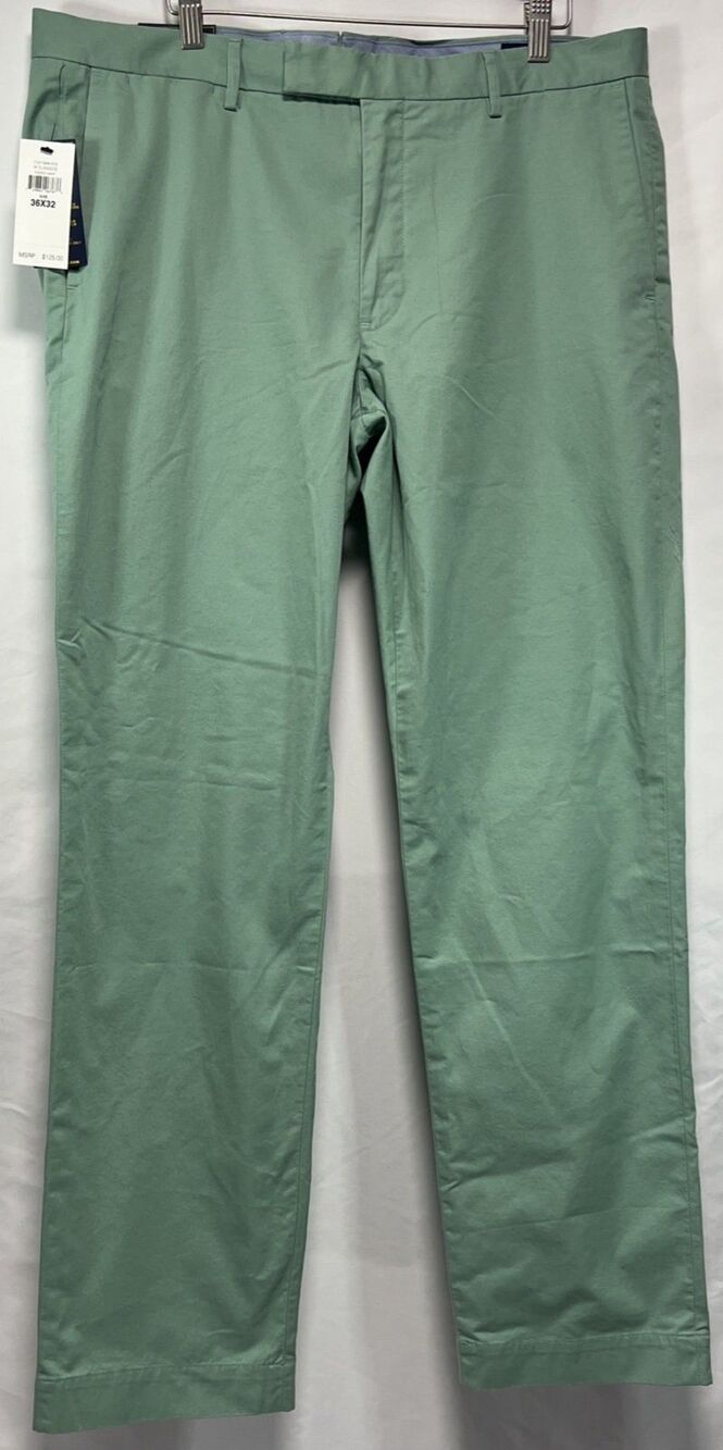 Polo Classic Stretch Men’s Golf Pants Faded Mint 36x32 Preppy NWT
